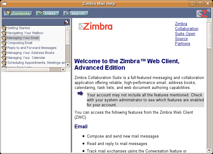 Business Professional Email With Zimbra - Overview